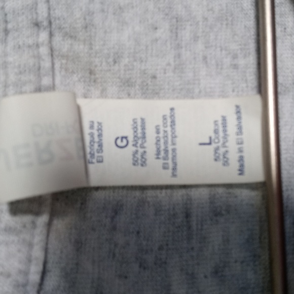 Men's Jerzees Large light heather grey plain T-shirt 👕 - Picture 3 of 5